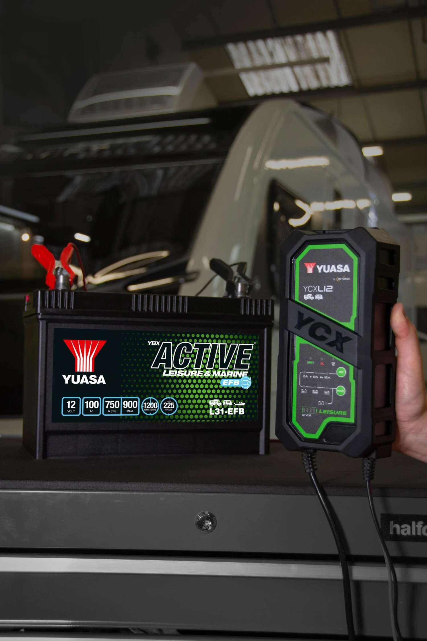 Yuasa YCXL12 12V 12A Leisure Smart Charger 7 Yuasa YCXL12 12V 12A Leisure Smart Charger - Image 5