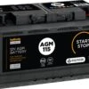 Halfords AGM115 Start/Stop 12V Car Battery 5 Year Guarantee -Auto Parts Store 710859