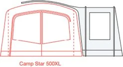 Outdoor Revolution Camp Star Side Porch -Auto Parts Store 712950g