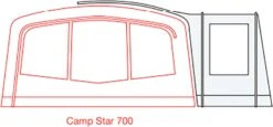 Outdoor Revolution Camp Star Side Porch -Auto Parts Store 712950i