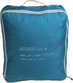 Outdoor Revolution Sun Star Double 200 Sleeping Bag - Blue Coral -Auto Parts Store 713022c