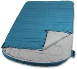 Outdoor Revolution Sun Star Double 400 Sleeping Bag - Blue Coral