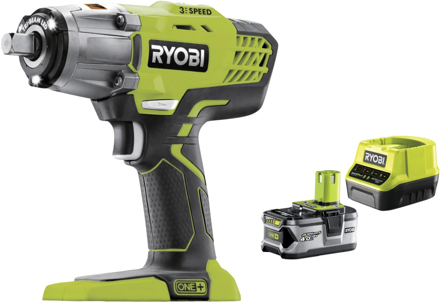 Ryobi Impact Wrench Starter Kit - 4Ah Battery 3 Ryobi Impact Wrench Starter Kit - 4Ah Battery