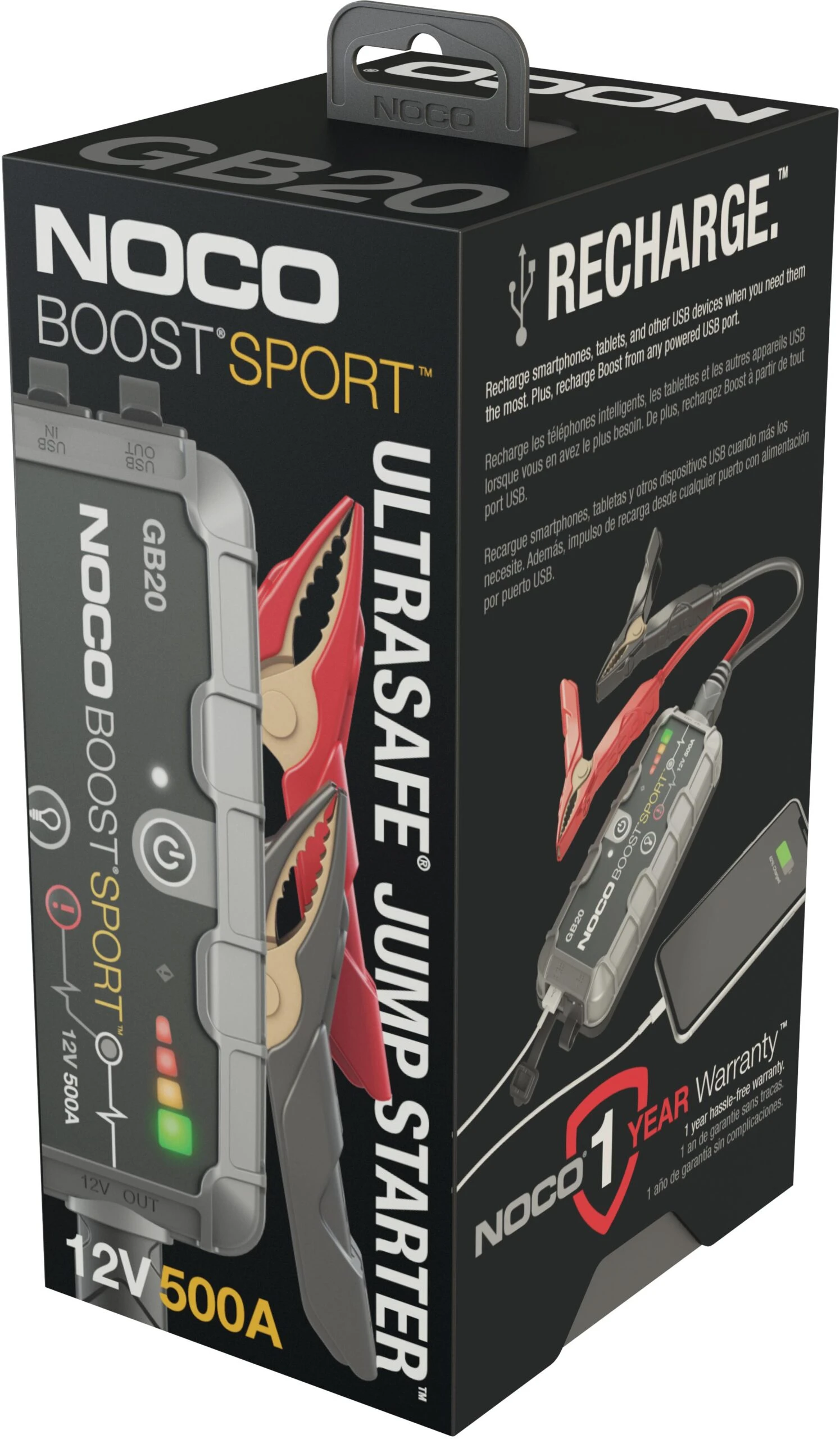 NOCO GB20 500A Jump Starter 4 NOCO GB20 500A Jump Starter - Image 2