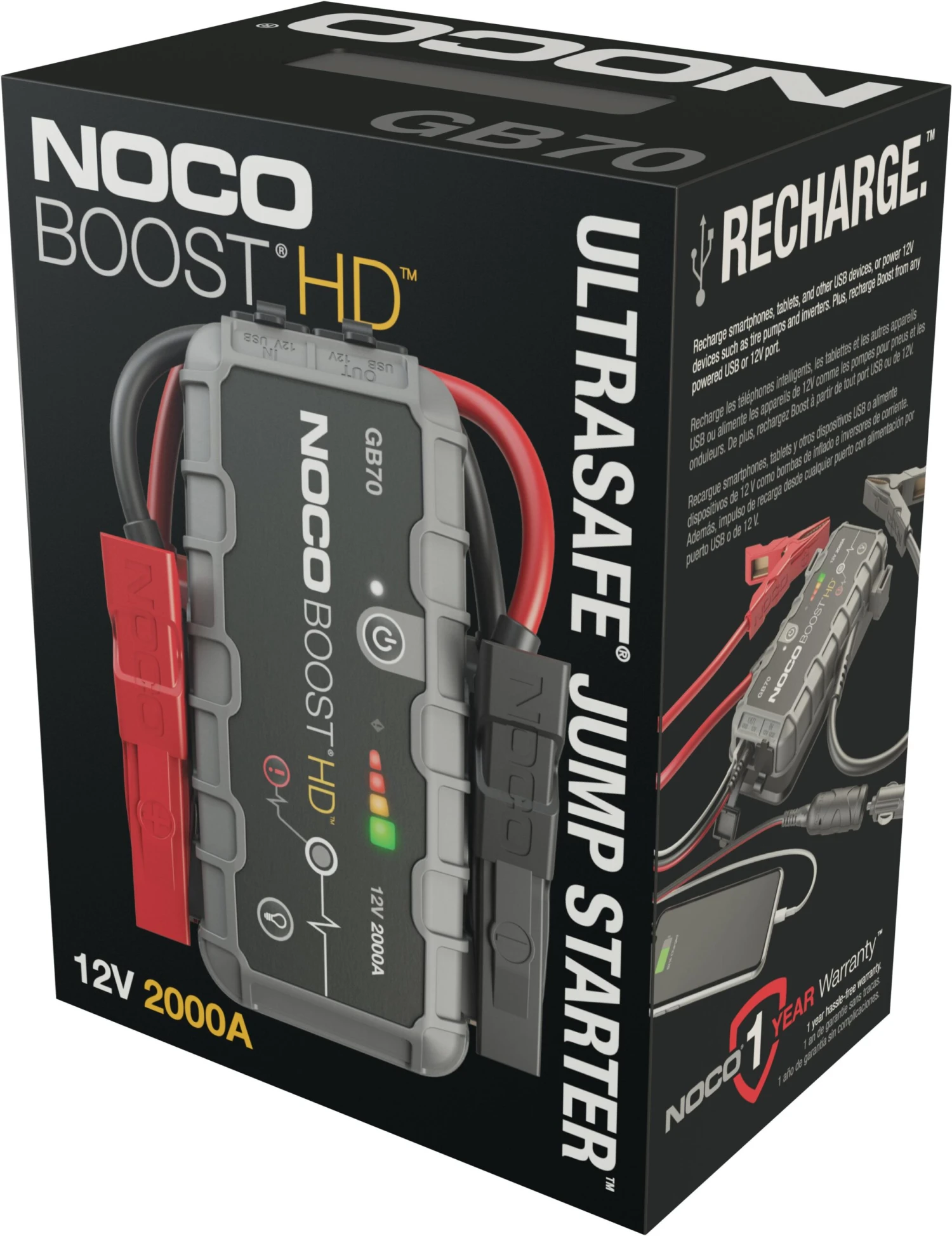 NOCO GB70 2000A Jump Starter 4 NOCO GB70 2000A Jump Starter - Image 2