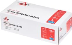 Keepclean Nitrile Blue Powdered Free Gloves Box Of 100 -Auto Parts Store 722398b