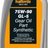 Halfords Gear Oil EP 75W/90 GL-5 1L 1 Halfords Gear Oil EP 75W/90 GL-5 1L -Auto Parts Store 724468