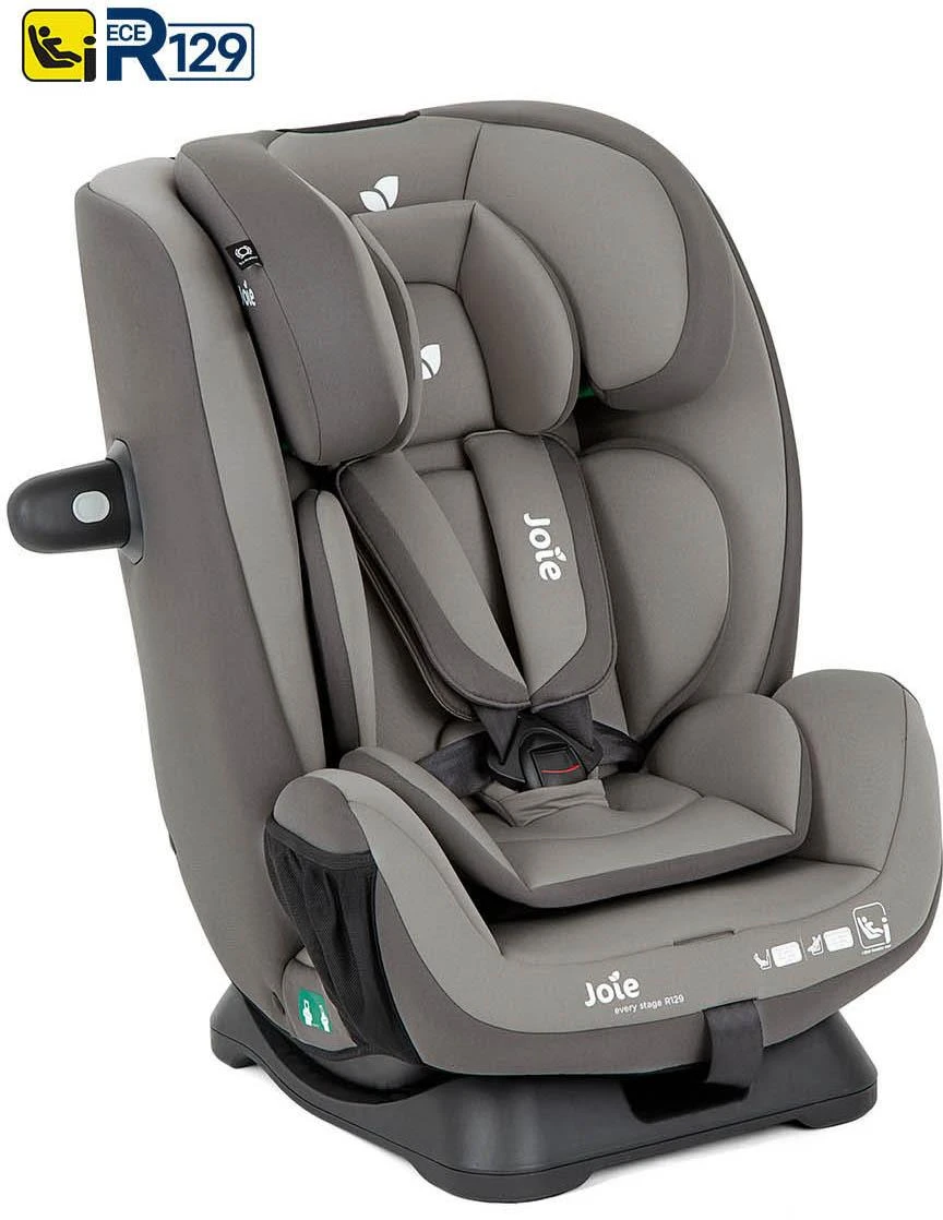 Joie Every Stage R129 Group 0+/1/2/3 Car Seat- Cobblestone 3 Joie Every Stage R129 Group 0+/1/2/3 Car Seat- Cobblestone