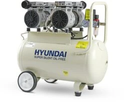 Hyundai 50L Low Noise Air Compressor, 2hp