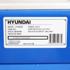 Hyundai 50L Air Compressor, Direct Drive, 3HP 20 Hyundai 50L Air Compressor, Direct Drive, 3HP -Auto Parts Store 735598e