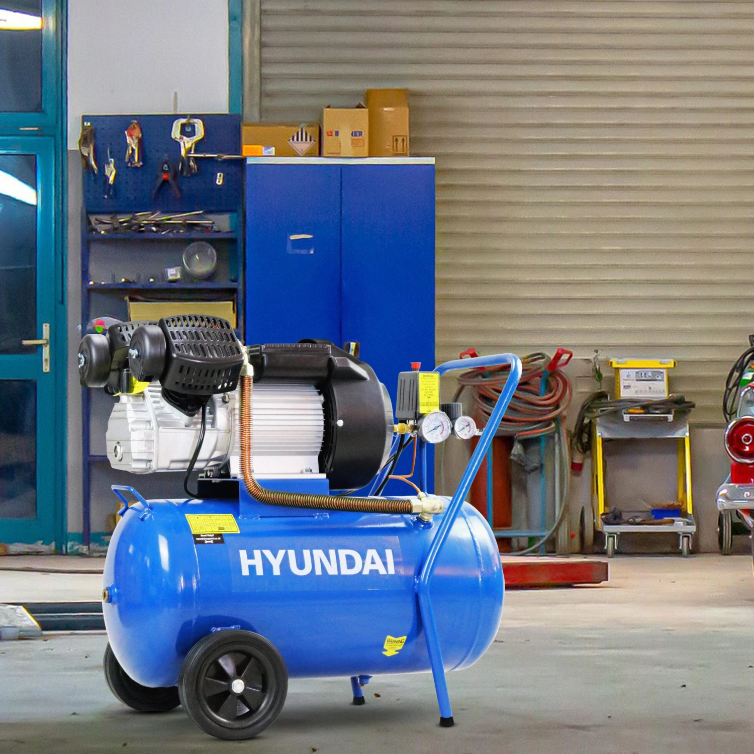 Hyundai 50L Air Compressor, Direct Drive, 3HP 11 Hyundai 50L Air Compressor, Direct Drive, 3HP - Image 9
