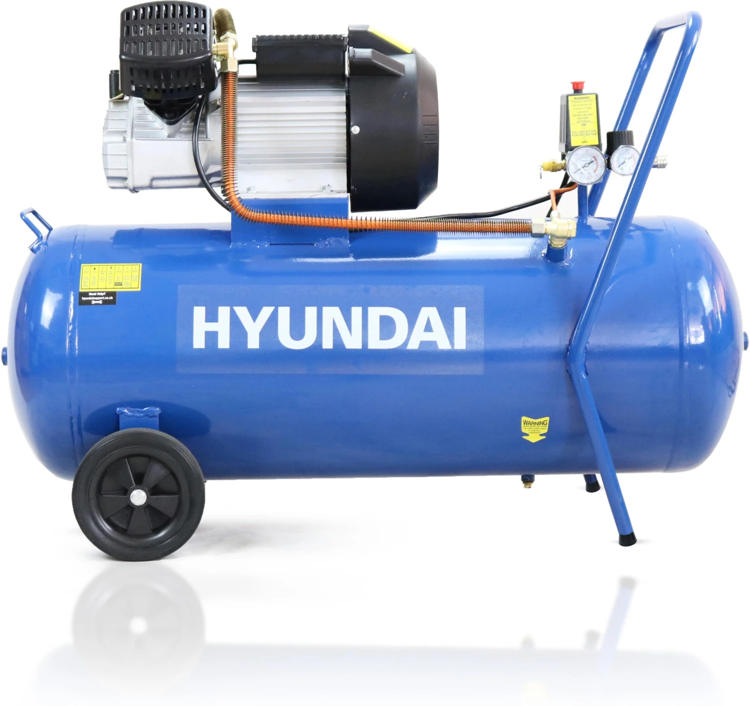 Hyundai 100L Silenced Air Compressor, 3hp 3 Hyundai 100L Silenced Air Compressor, 3hp