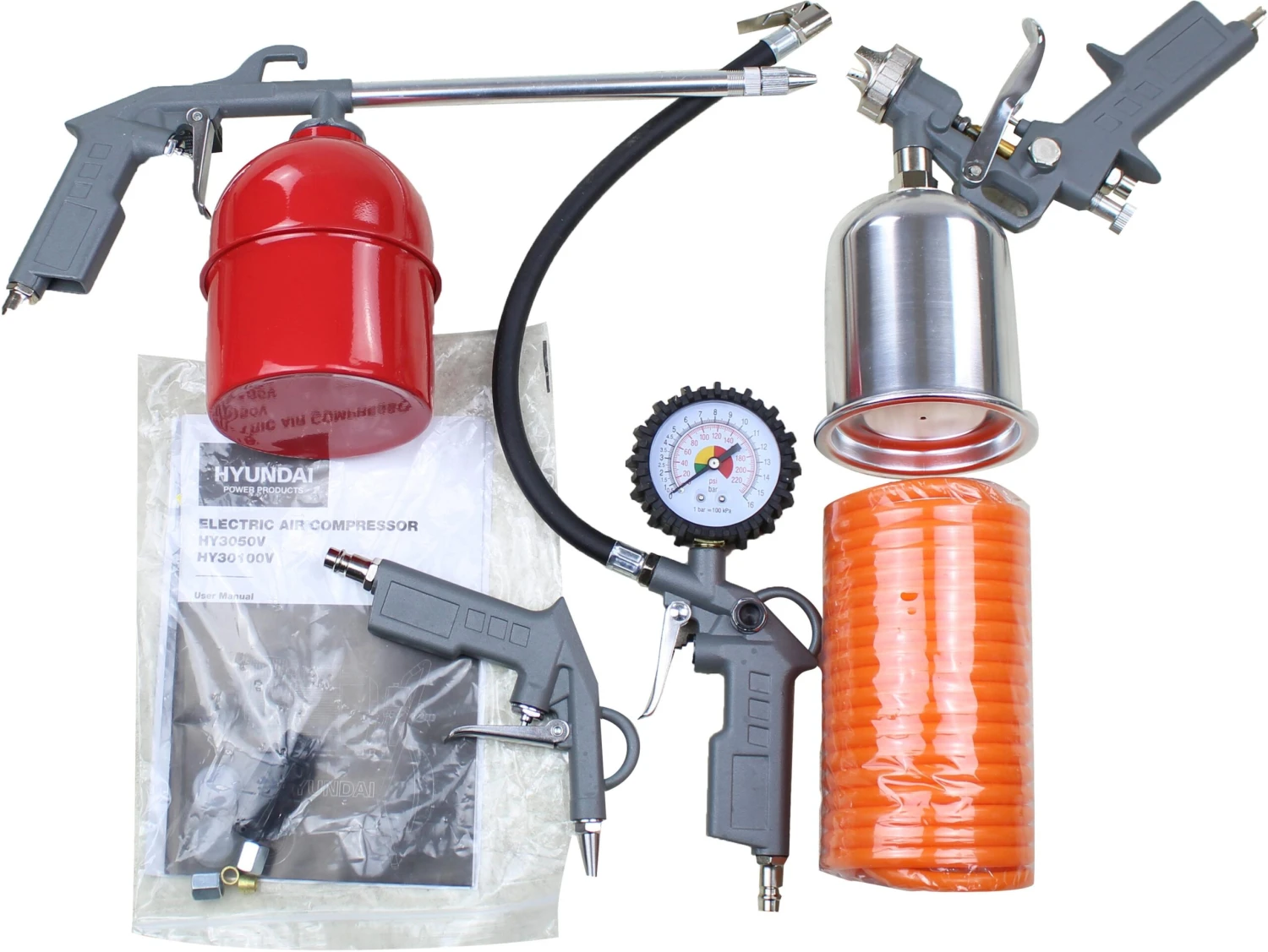 Hyundai 100L Silenced Air Compressor, 3hp 12 Hyundai 100L Silenced Air Compressor, 3hp - Image 10