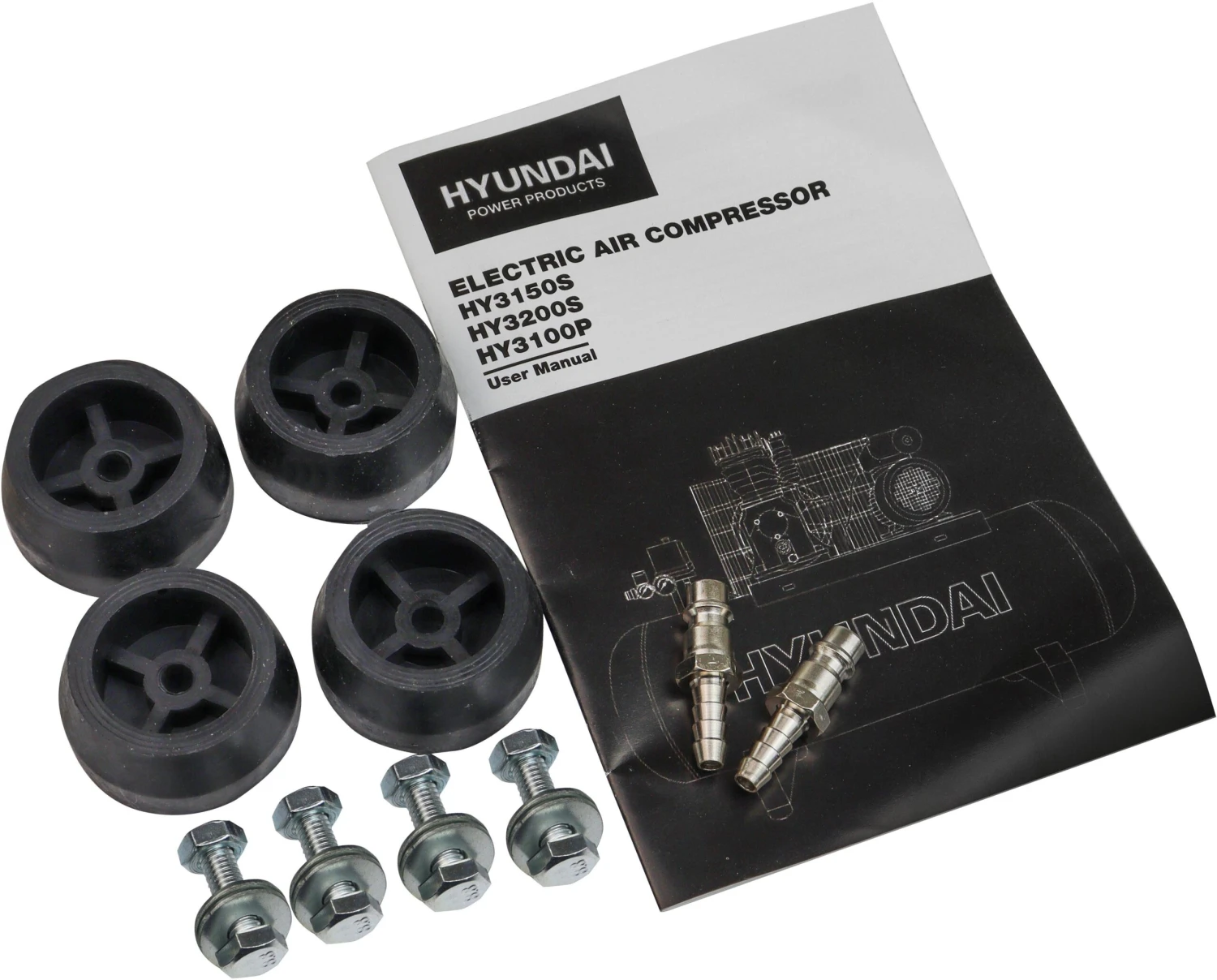 Hyundai 200L Air Compressor, 3hp 17 Hyundai 200L Air Compressor, 3hp - Image 15