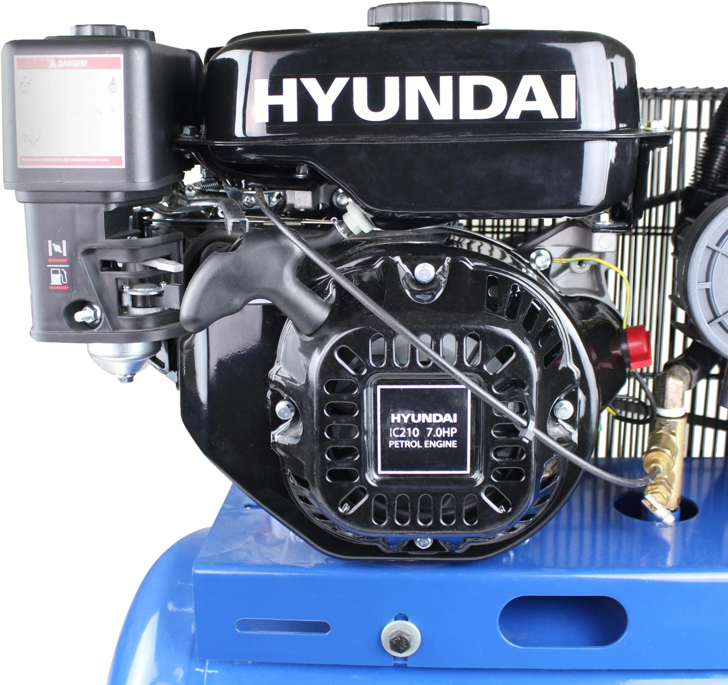 Hyundai 90L Air Compressor, Petrol, 7hp 5 Hyundai 90L Air Compressor, Petrol, 7hp - Image 3