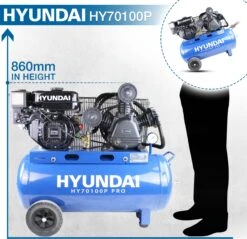 Hyundai 90L Air Compressor, Petrol, 7hp 18 Hyundai 90L Air Compressor, Petrol, 7hp -Auto Parts Store 735638d