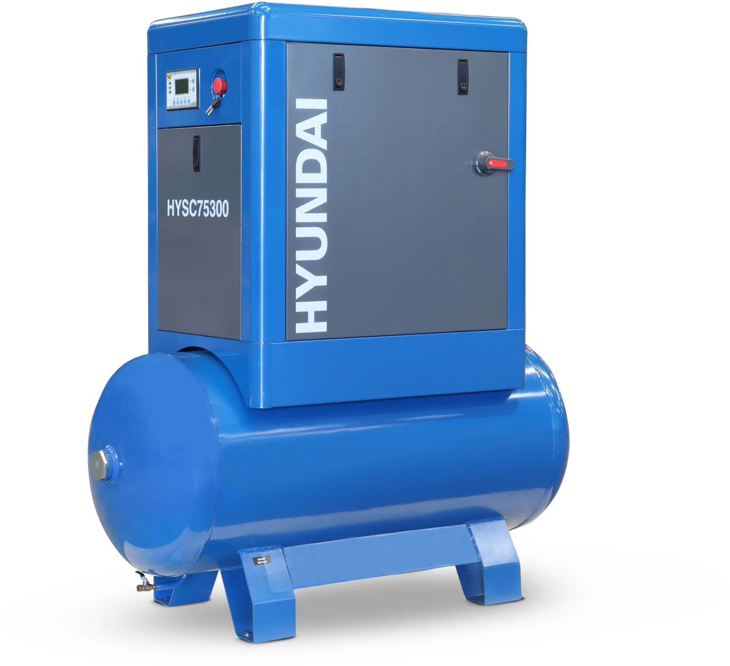 Hyundai 7.5hp 300L Screw Compressor 3 Hyundai 7.5hp 300L Screw Compressor