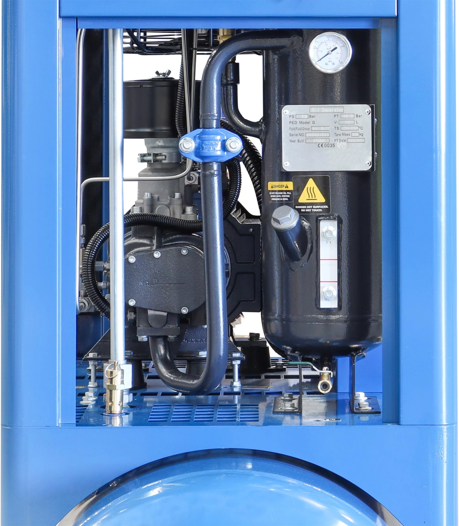 Hyundai 7.5hp 300L Screw Compressor 6 Hyundai 7.5hp 300L Screw Compressor - Image 4