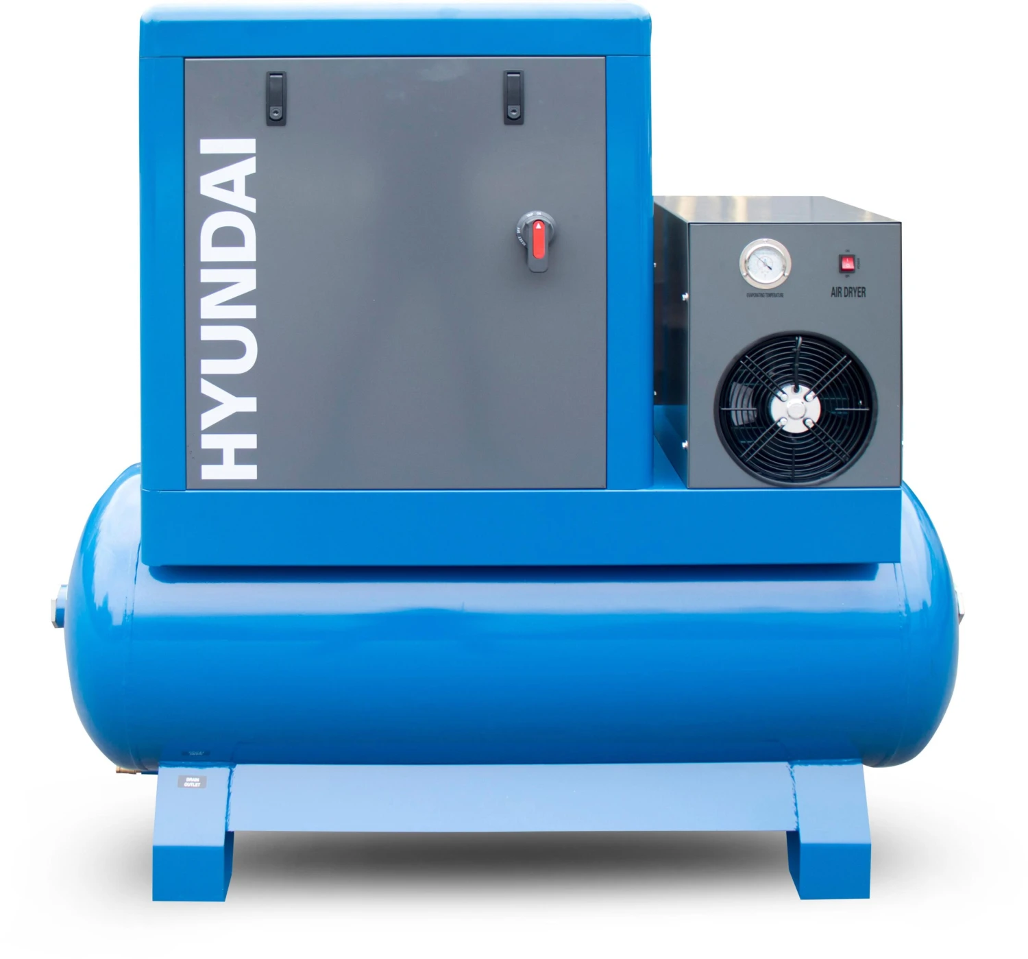 Hyundai 7.5hp 350L Screw Compressor 3 Hyundai 7.5hp 350L Screw Compressor