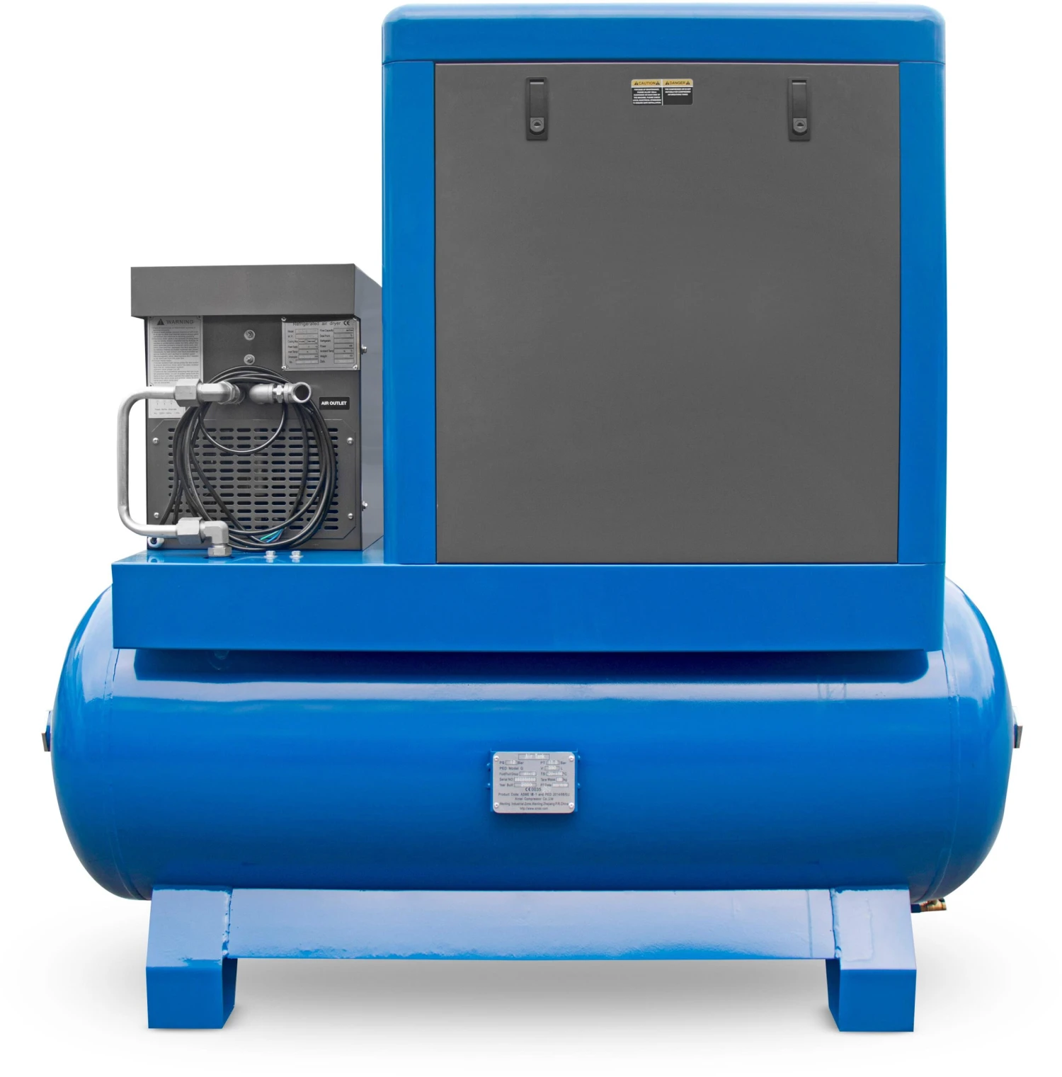 Hyundai 7.5hp 350L Screw Compressor 5 Hyundai 7.5hp 350L Screw Compressor - Image 3