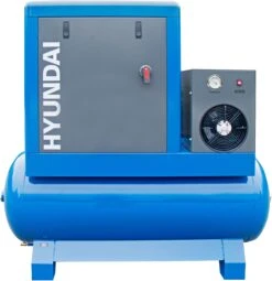 Hyundai 10hp 350L Screw Compressor With Dryer