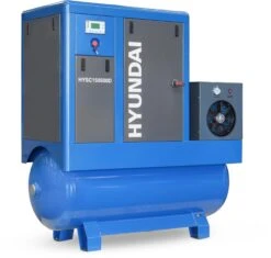 Hyundai 15hp 500L Screw Compressor With Dryer -Auto Parts Store 735718c