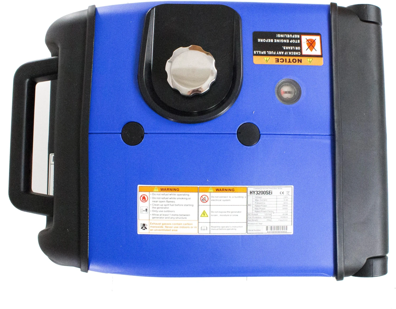 Hyundai 3200W Portable Inverter Generator 6 Hyundai 3200W Portable Inverter Generator - Image 4