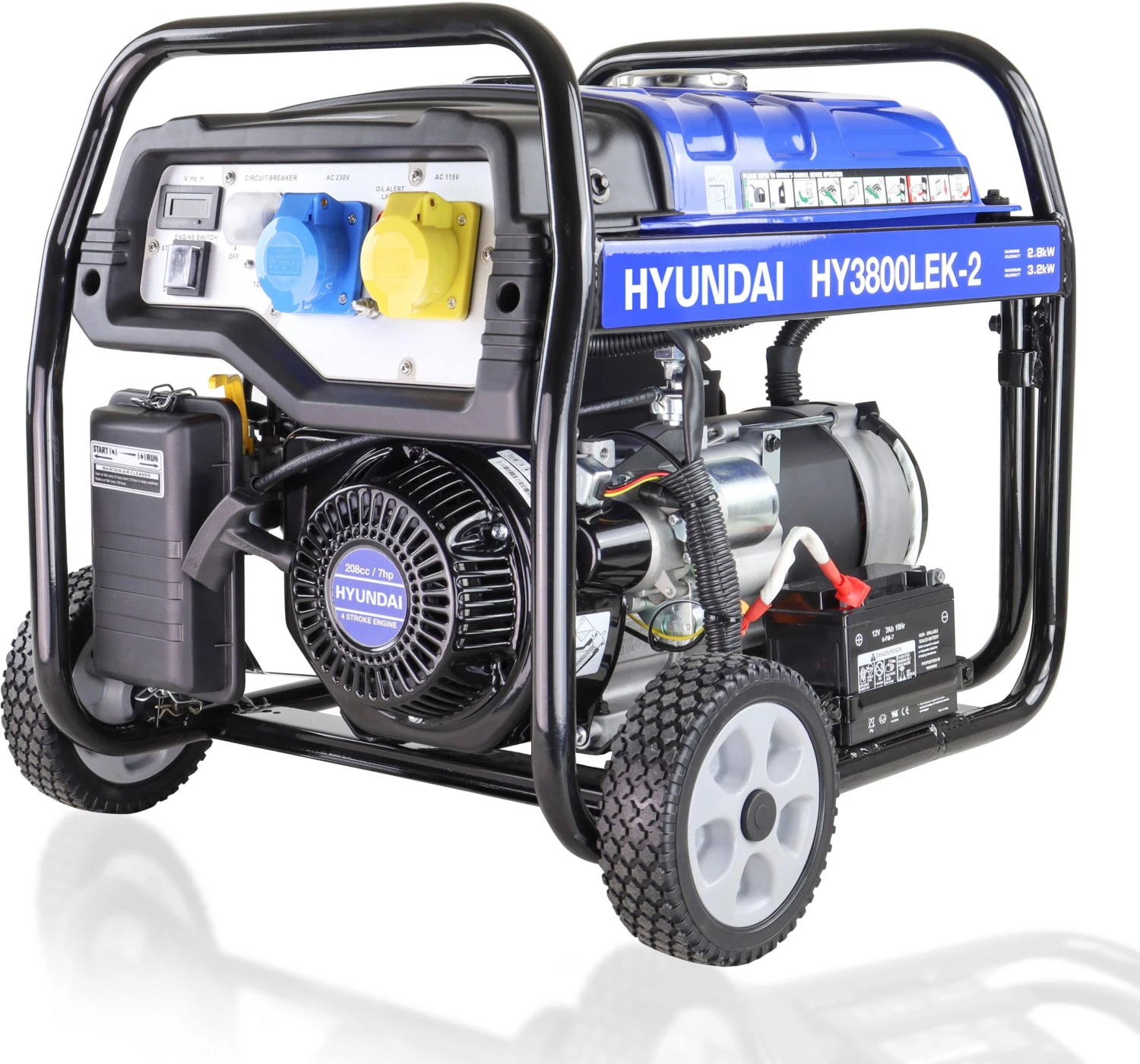 Hyundai 3.2kW Electric Start Petrol Generator 11 Hyundai 3.2kW Electric Start Petrol Generator - Image 9