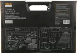 Halfords Advanced 175 Pc Socket & Spanner Set -Auto Parts Store 735831h