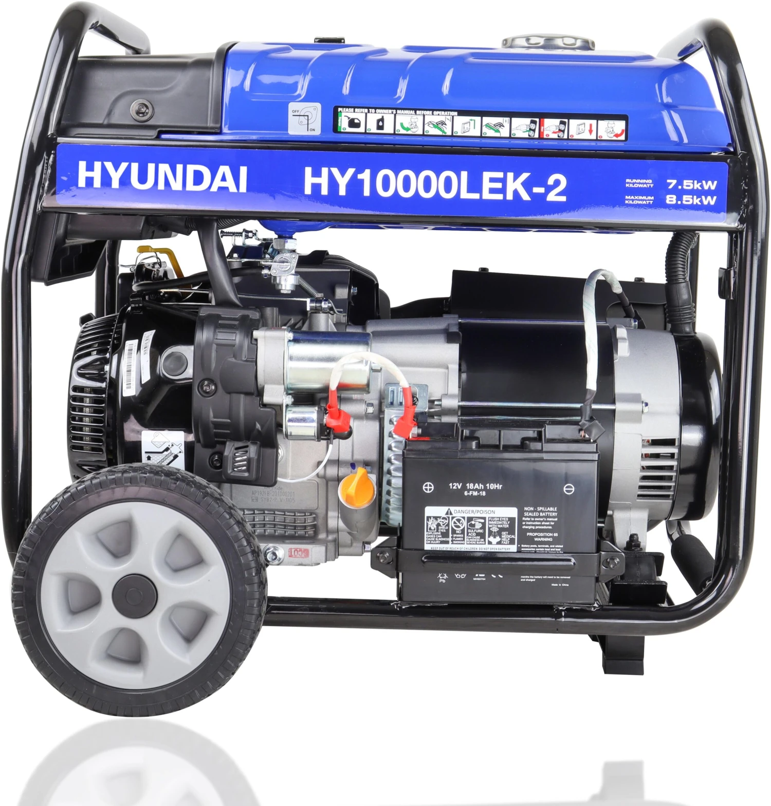 Hyundai 8kW/10kVA* Elec Start Gnrtr 3 Hyundai 8kW/10kVA* Elec Start Gnrtr