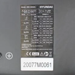 Hyundai MIG DC Inverter Welder 400V 3φ 30 Hyundai MIG DC Inverter Welder 400V 3φ -Auto Parts Store 735902l