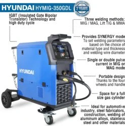 Hyundai MIG DC Inverter Welder 400V 3φ 33 Hyundai MIG DC Inverter Welder 400V 3φ -Auto Parts Store 735902o