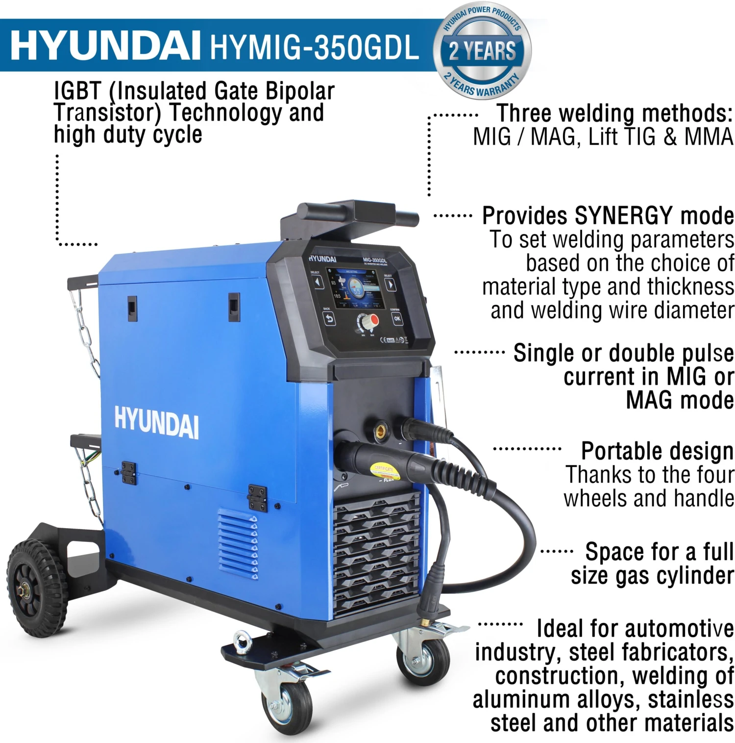 Hyundai MIG DC Inverter Welder 400V 3φ 18 Hyundai MIG DC Inverter Welder 400V 3φ - Image 16