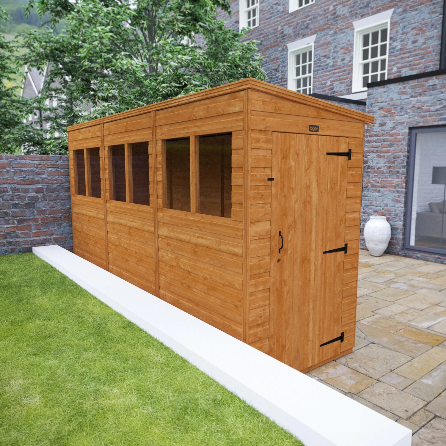 TigerFlex Shiplap Pent Shed 4 TigerFlex Shiplap Pent Shed - Image 2