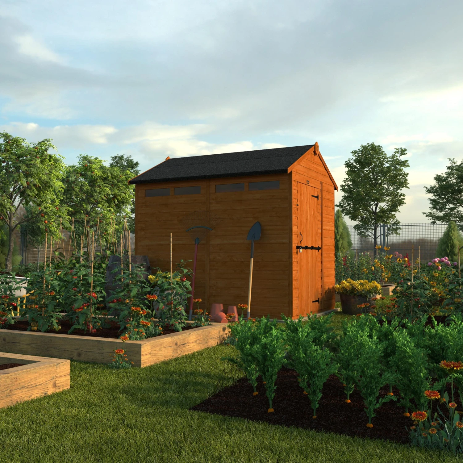 TigerFlex Shiplap Apex Security Shed 5 TigerFlex Shiplap Apex Security Shed - Image 3