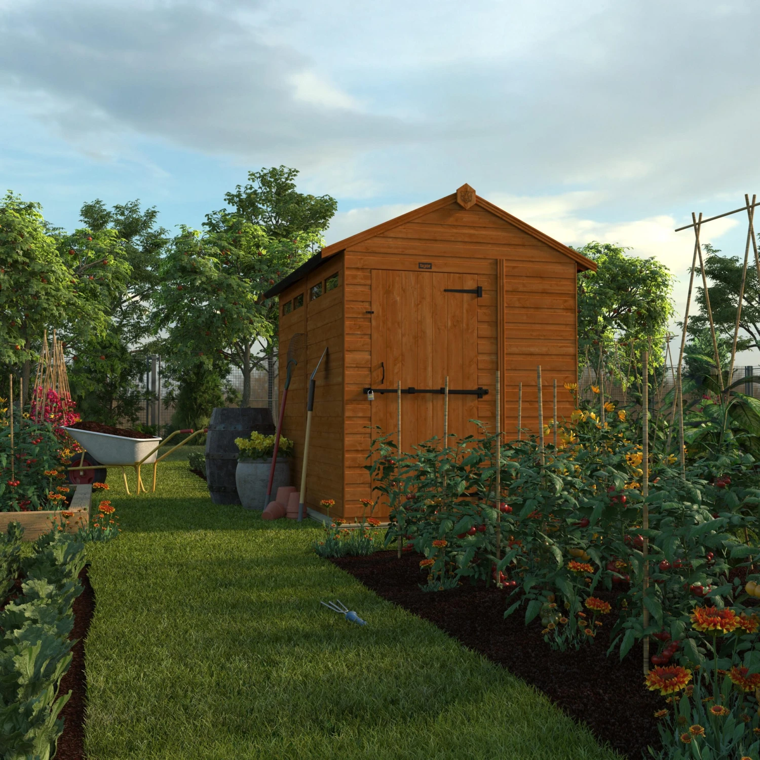 TigerFlex Shiplap Apex Security Shed 6 TigerFlex Shiplap Apex Security Shed - Image 4