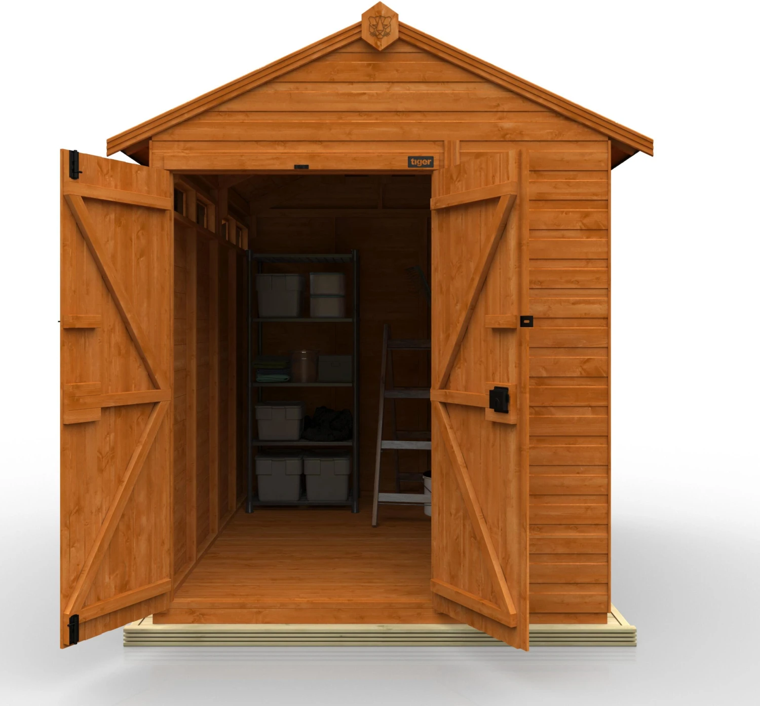 TigerFlex Shiplap Apex Security Double Door Shed 8 TigerFlex Shiplap Apex Security Double Door Shed - Image 6