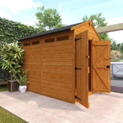 TigerFlex Shiplap Apex Security Double Door Shed 23 TigerFlex Shiplap Apex Security Double Door Shed -Auto Parts Store 736230i