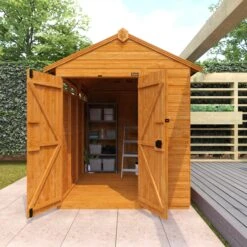 TigerFlex Shiplap Apex Security Double Door Shed 24 TigerFlex Shiplap Apex Security Double Door Shed -Auto Parts Store 736230j