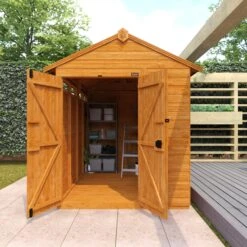 TigerFlex Shiplap Apex Security Double Door Shed 25 TigerFlex Shiplap Apex Security Double Door Shed -Auto Parts Store 736230k