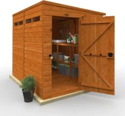 TigerFlex Shiplap Pent Security Shed -Auto Parts Store 736238b