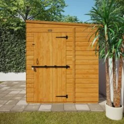 TigerFlex Shiplap Pent Security Shed -Auto Parts Store 736238i