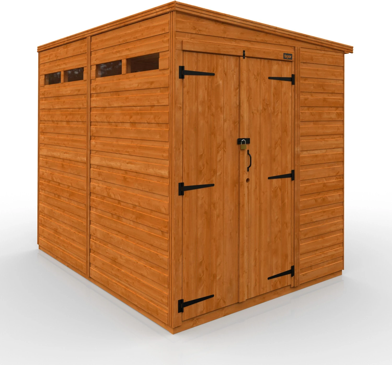 TigerFlex Shiplap Pent Security Double Door Shed 4 TigerFlex Shiplap Pent Security Double Door Shed - Image 2