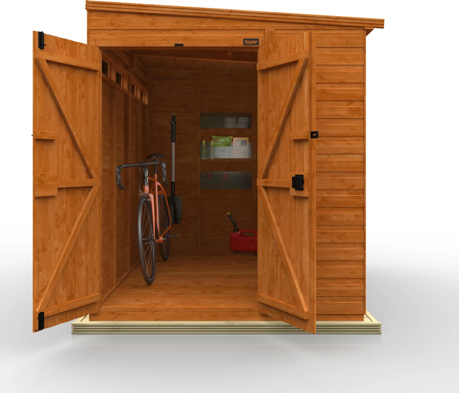 TigerFlex Shiplap Pent Security Double Door Shed 8 TigerFlex Shiplap Pent Security Double Door Shed - Image 6
