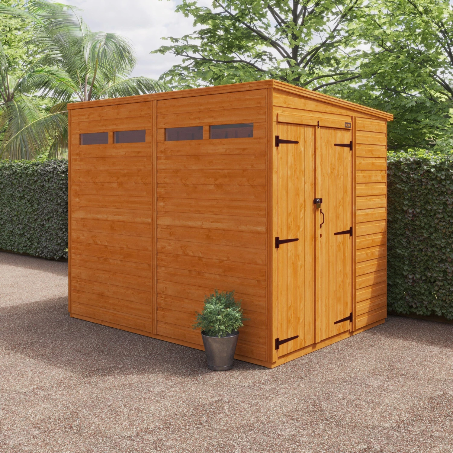TigerFlex Shiplap Pent Security Double Door Shed 11 TigerFlex Shiplap Pent Security Double Door Shed - Image 9