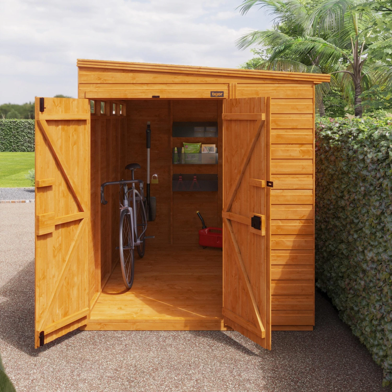 TigerFlex Shiplap Pent Security Double Door Shed 13 TigerFlex Shiplap Pent Security Double Door Shed - Image 11