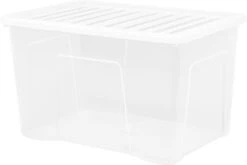 Wham 102L Clear Storage Box & Lid