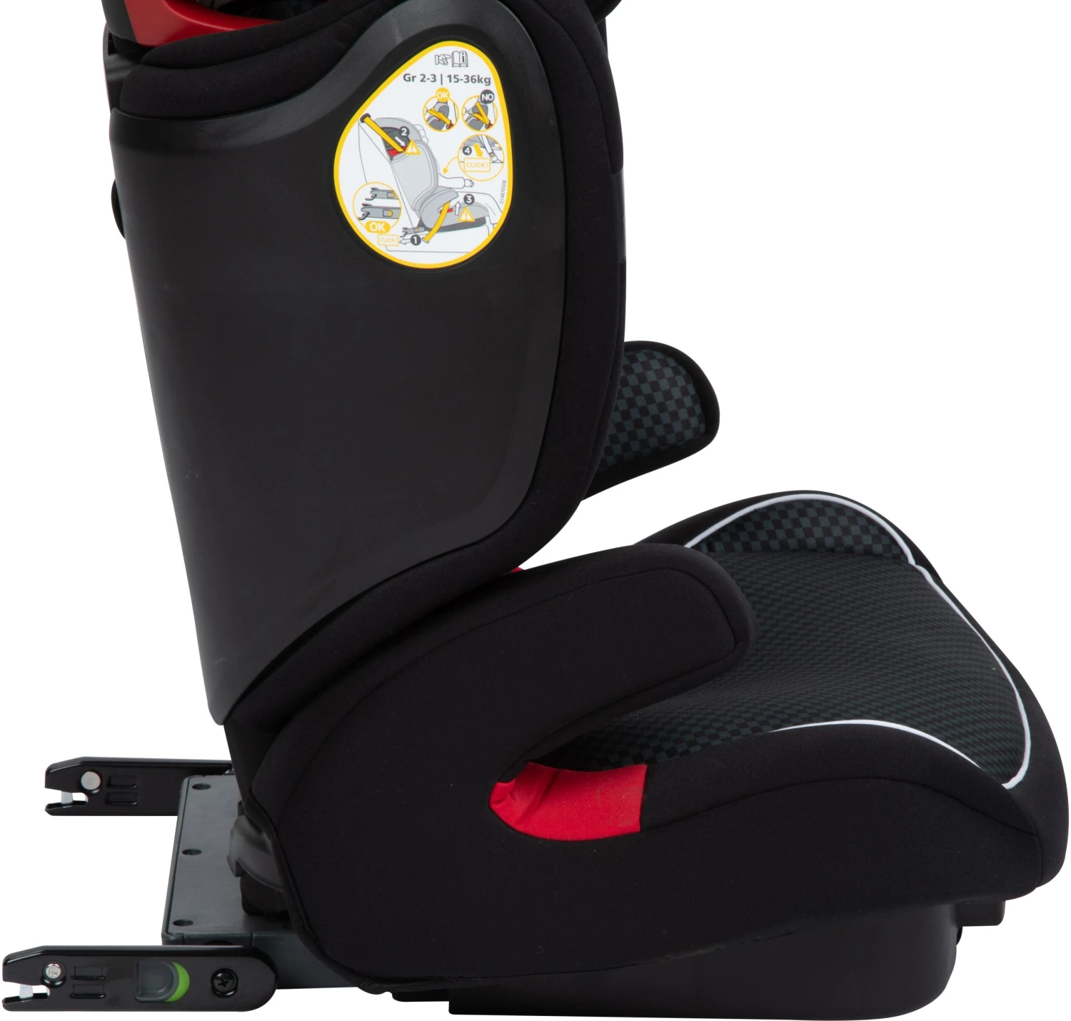 Bebeconfort Road Fix Group 2/3 Car Seat - Pixel Black 8 Bebeconfort Road Fix Group 2/3 Car Seat - Pixel Black - Image 6
