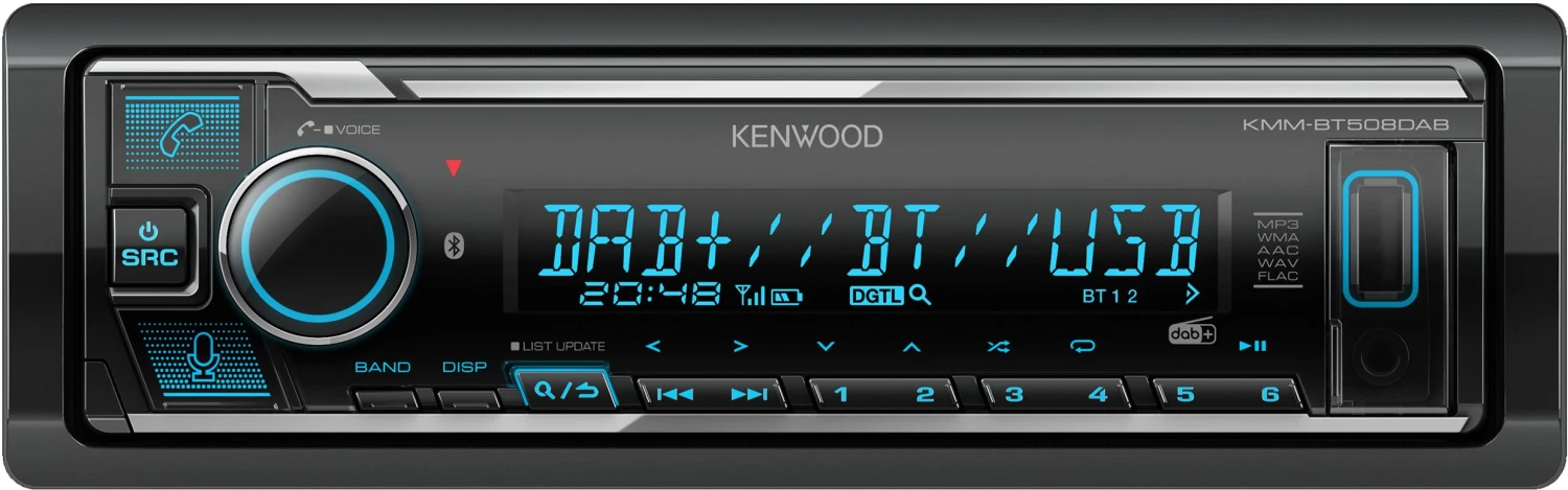 Kenwood KMM-BT508DAB Car Stereo 3 Kenwood KMM-BT508DAB Car Stereo
