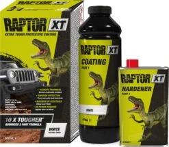 Raptor XT 1 Bottle Kit White -Auto Parts Store 750438a
